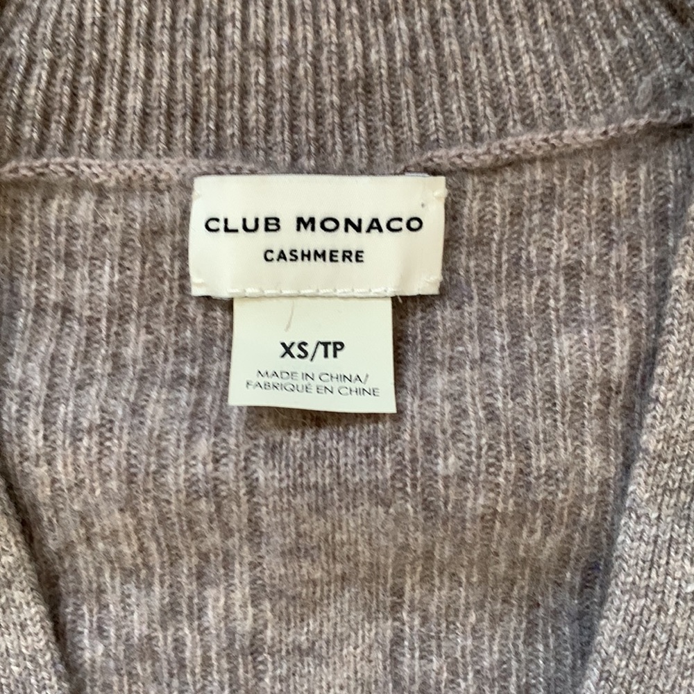 Club Monaco Cashmere Sweater Dress - Picture 2 of 4